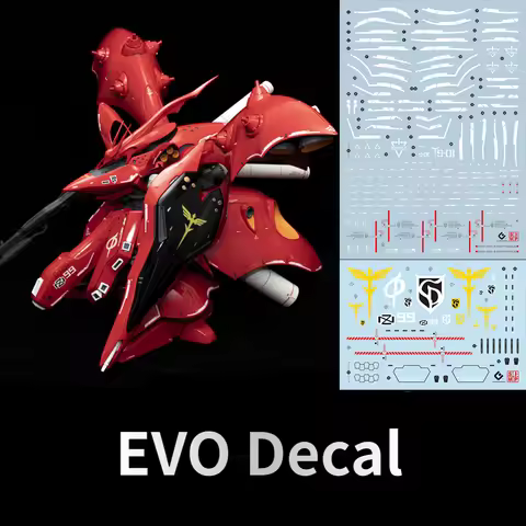 EVO Decal HG240/HG240GD for HG 1/144 MSN-04-II Nightingale Plastics Model Action Figures Building Ho