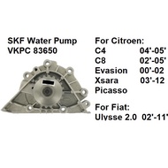 SKF Water Pump VKPC 83650 Car Engine Citroen C4 C8 Xsara Picasso Evasion Fiat Ulysse 16V EW10J4S