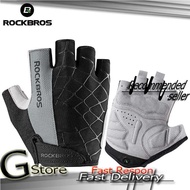 Rockbros Half Finger Anti-Skid Gloves - S109