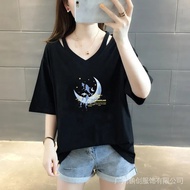 Fat Plus Size T-Shirt/T-shirt     T恤女   大码女装   300斤    加肥加大码T恤   大码女装上衣    胖MM     宽松显瘦T恤女装   百搭短袖上衣