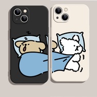 Cute sleeping puppy iPhone 13 phone case for iphone 15 Plus xr xsmax plus 12 Pro Max 13 6 7 8 x xs 1