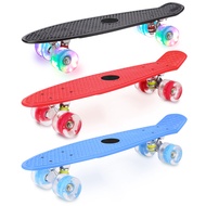 Skateboard Children's Scooter Penny Board Mini Longboard Pas Skate Board Flashing Wheels Truck Bearings for Adults Beginners