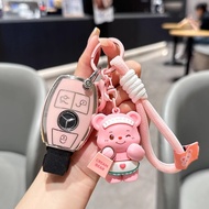 For Benz TPU Key Case Key Cover for Mercedes Benz Key Case C180 / C200 Cc /A Class / A200bag / GLC /