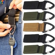 3Pcs Mountaineering Buckle Outdoor Keychain Tactical Gear Clip Belt Keychain Gloves Storage Military Hook Supplies