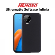 Soft Case Ultramatte Hitam Infinix hot 10s 11s Note 12 pro