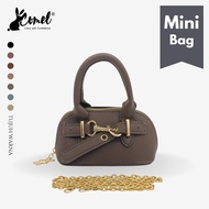 COMEL FASHION HEIDI Premium Pu Leather Women Mini Hand Bag Sling Bag With Long Strap 61018