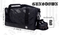 กระเป๋าดัฟเฟิล GUNSDOWN DUFFLE BAG / BLACK LOGO