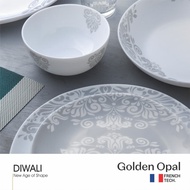 26 PC GOLDEN OPAL QUALITY FRENCH DINNER SET FOR 6 PAX FRENCH TECH / DINNERWARE / OPAL / DIWALI / BOW