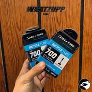 Bicycle Inner Tube Size 700 x 25 / 28 c Swallow Deli Tire FV Presta Valve 6 cm 60 mm fixie roadbike 