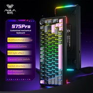 AULA S75 Pro Wireless Bluetooth Three Mode Mechanical Keyboard Factory Prelubed Full Key Hot Swappab