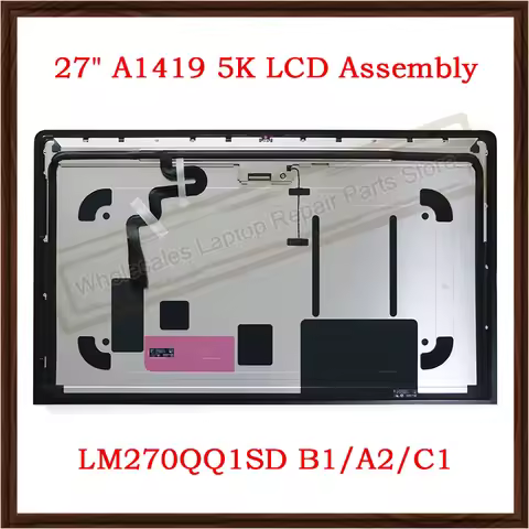 Original 27" 5K A1419 LCD Screen Front Glass Assembly 2014 2015 2016 2017 For iMac LM270QQ1 SD A2 A1