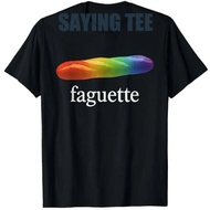 Cute Funny Baguette Rainbow Faguette LGBT Pride Month T-Shirt Y2k Design LGBTQ Support Gay Pride Gra