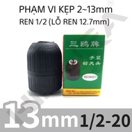 13mm plastic drill chuck, 13mm SanOu socket head