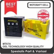 Accu Motobatt Gel MTX7A YTX7 YTX9-BS Ninja 250 Minerva Kymco Benelli