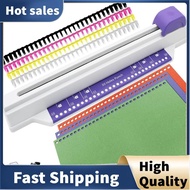 Hand Push Binder, 30 Hole Binder Machine, Coil Binder, Home Desktop Binder Puncher for A4 A5 A6 A7 B