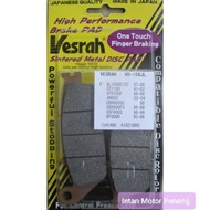 VESRAH Front Brake Pad VD156 VD 156 JL Sintered Motorcycle Brake Pads for HONDA CB500 F/X CBR650F KA