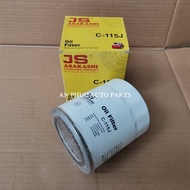 Oil filter for Toyota Coaster 3.7L (88-02), 4.1L (95-16) and 4.2L (90-24) JS Asakashi Japanese diese