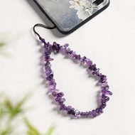 Gelang Gantungan Ponsel Kristal Amethyst | Tali Ponsel Android | STH-03