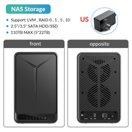 Yottamaster 5 Bay NAS Enterprise Storage Server Private Cloud Storage with Multi-account Usage Doubl