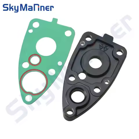6E0-45321 Water Pump Aluminium Plate Kit 6E0-45315 Gasket For Yamaha Outboard Motor 4HP 5HP 6E0-4532