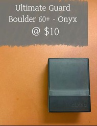 Ultimate Guard Boulder 60+ Onyx 卡牌收納盒 (適用於 Pokémon Trading Card Game-PTCG)