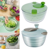 4L Salad Spinner Manual Salad Washer with Drain and Handle Salad Dryer with Vegetable Washing Basket SHOPQJC2169 9FG3