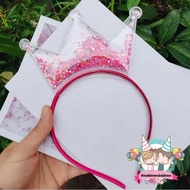 WINDBLOWN Balloon CROWN HEADBAND FOR Girls BIRTHDAY CROWN HEADBAND BIRTHDAY FOR Girl