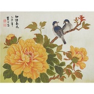 【細雨春風】賴寶玉 花鳥國畫 十字繡材料包 不含繡框 | XiuCraft