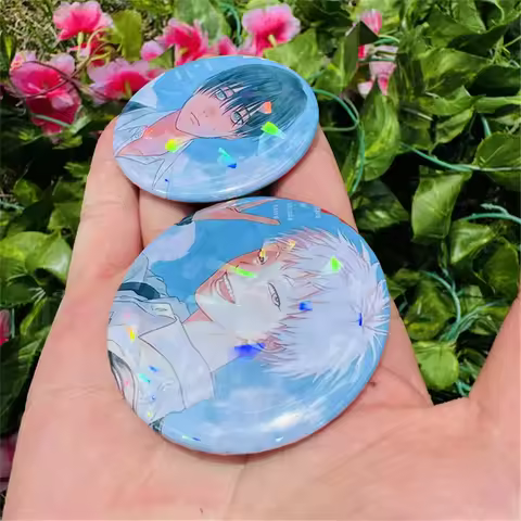Anime The Summer Hikaru Died Tsujinaka Yoshinori Cosplay COSTUME Badge Pin SPTE Tinplate Brooch Prop