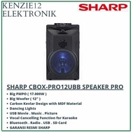 Sharp Speaker Aktif Sharp Cbox-Pro12Ubb Sharp Speaker Bluetooth