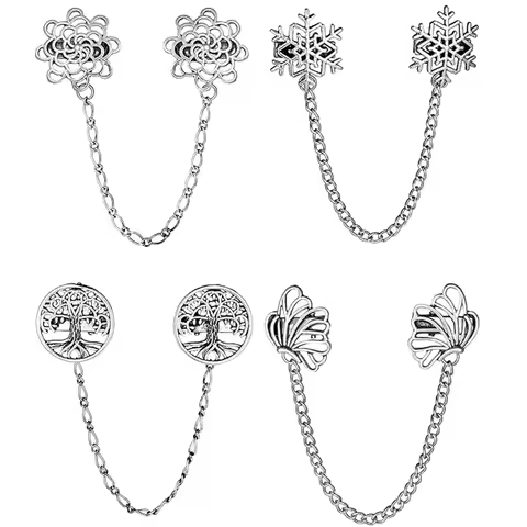 1PC Antique Sweater Shawl Clip Dress Clip Vintage Shirt Cinch Brooch Sweater Cardigan Shawl Clips Ca