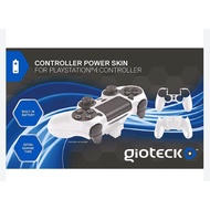 Gioteck Ps4 Controller Power Skin - Built-in Battery White