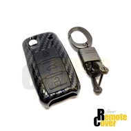 VW Flip Key Cover Black Carbon Tiguan GolfPOLO