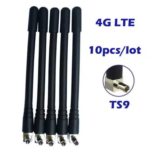 10pcs Mini TS9 Antenna for 4G LTE Modem MiFi Mobile WiFi Hotspot Compatible With Verizon AT&T T-Mobi