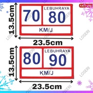 LOSERI PREMIUM Lorry Sticker JPJ PUSPAKOM Pass Commercial Sticker A C T KA 70/80 80/90KM/J Hotline S
