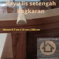 0.7x1.5 half circle wood