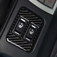 17-19 Toyota 86 Subaru BRZ Carbon Fiber Central Control Heating Button Stickers Decorative Patch Toy
