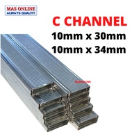 6 Feet/kaki Plaster Ceiling Channel / Furring Channel / C channel siling / Besi Siling Gantung / Plaster Siling Channel