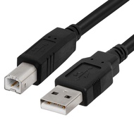 Cmple - USB Printer Cable 6ft Male to Male USB 2.0 A to B Cable USB Type B Printer Scanner Cable Com
