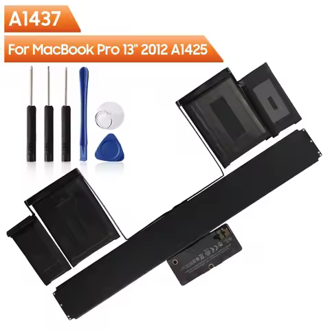 A1437 Replacement Battery For MacBook Pro 13" A1425 MD212 MD231 Rechargeable 6600mAh