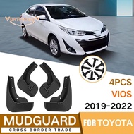 Car Mudguards for Vios 2019-2022 Splash Flaps Mudflaps Accessories