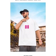 [M-8XL] Light Luxury Short Sleeved T-shirt for Men European American Handsome Plus Size T-shirt