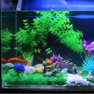 🍒✮better✮Gowind7 Aquarium Ornament D閏or 11.8" Green Artificial Plastic Plant Grass Fishtank