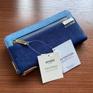 🆕Anello 牛仔布拼色銀包 ｜Anello wallet