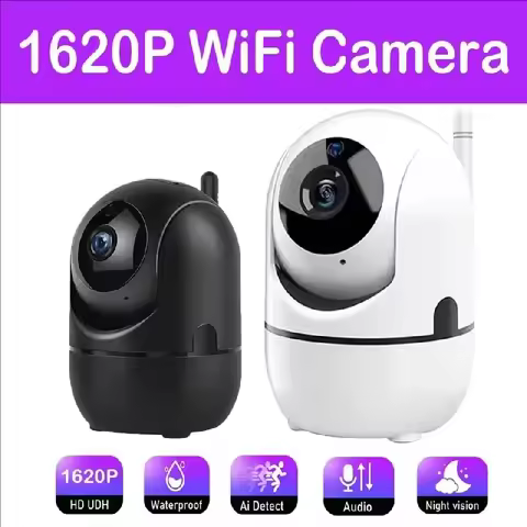 Wifi IP Camera Smart Home Auto Tracking 1620P Full Night Vision Network Wireless CCTV Video Baby Sec
