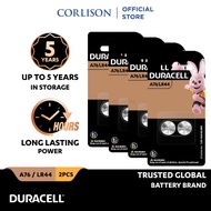 [Bundle of 4] Duracell Specialty LR44 Alkaline Button Battery 1.5V, pack of 2