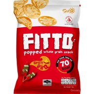 Fitto Popped Whole Grain Snack - Spicy Bbq (15g x 12)