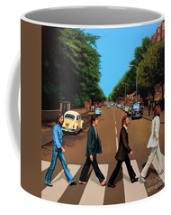 Mug Kopi The Beatles Abbey Road The Beatles Abbey Road Coffee Mug