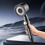 1 Piece Of German Precision High Pressure Handheld Shower Head 5 Water Flow Modes + Filter Element W