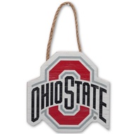 Ohio State University Logo Shaped Hanging Wood Wall Decor - Small Ohio State Decoration - Great Gift